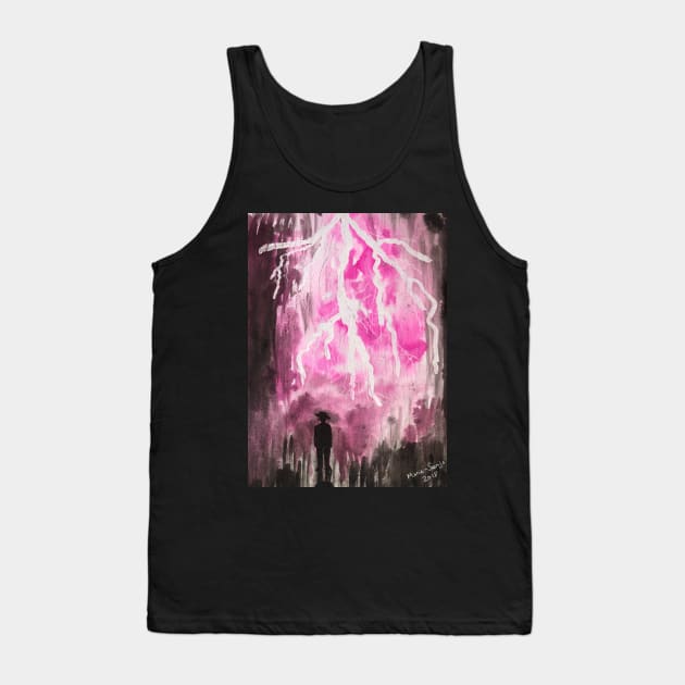 Thunder Night Tank Top by artmarieso